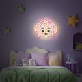 Hanging neon LED Paw Patrol on plexiglass - Skye OW-130546