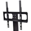 vidaXL Držiak na TV so základňou, železo, čierny 23"-55"