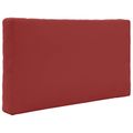 vidaXL Vankúš na vonkajšiu pohovku Polyester vínovo červená 80 x 80 cm
