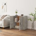 vidaXL Komoda betónovo sivá 80x33x70 cm spracované drevo
