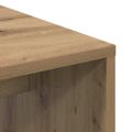 vidaXL Stôl Remeselný dub 102 x 50 x 124 cm Kompozitné drevo