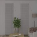 vidaXL Rímske žalúzie Biela 220 x 65 cm Hliník