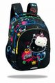 Školská taška Jerry 38 cm Hello Kitty Neon Black