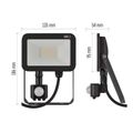 LED reflektor INOVO s pohybovým čidlom, 20W neutrálna biela