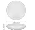 Ľad stropné svietidlo ORNO Adviti AD-PL-6118WLPM4, 12W, 4000k, IP65, biele Led stropní svítidlo ORNO Adviti AD-PL-6118WLPM4, 12W, 4000k, IP65, bílé