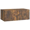 vidaXL Nástenná TV skrinka 78,5 x 41 x 30 cm Dymový dub