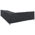 vidaXL Obal na nábytok 330 x 255 x 80 cm 600D Oxford tkanina Tvar L