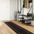vidaXL Behúň MARSA Čierna 50 x 350 cm Polyester a PVC