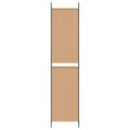 vidaXL Rozdeľovač miestnosti Béžová 200 x 220 cm Látka