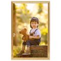 vidaXL Fotorámiky na stenu, koláž 3 ks, zlaté 50x70 cm, MDF