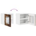 vidaXL Dvierka na umývačku Kalmar 2 ks Dymová dub Kompozitné drevo
