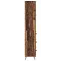 vidaXL Highboard Staré drevo 69,5 x 34 x 180 cm Kompozitné drevo