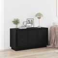vidaXL Servírovacia skriňa Čierny dub 102 x 35 x 55 cm