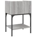 vidaXL Nočné stolíky 2 ks sivé sonoma 40,5x31x60 cm kompozitné drevo