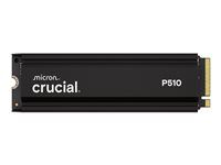 Crucial P510 - SSD - 2 TB - interní - M.2 2280 - PCI Express 5.0 x4 (NVMe) - integrovaný chladic