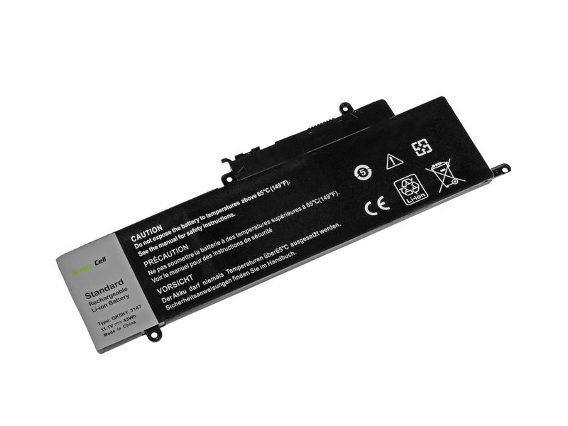 DE82 Green Cell Battery for Dell Inspiron 11 3147 3148 3152 3153 13 7347 7348 7352 / 11,1V 3500mAh
