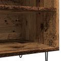 vidaXL Skrinka na platne, staré drevo 84,5x38x48 cm, kompozitné drevo