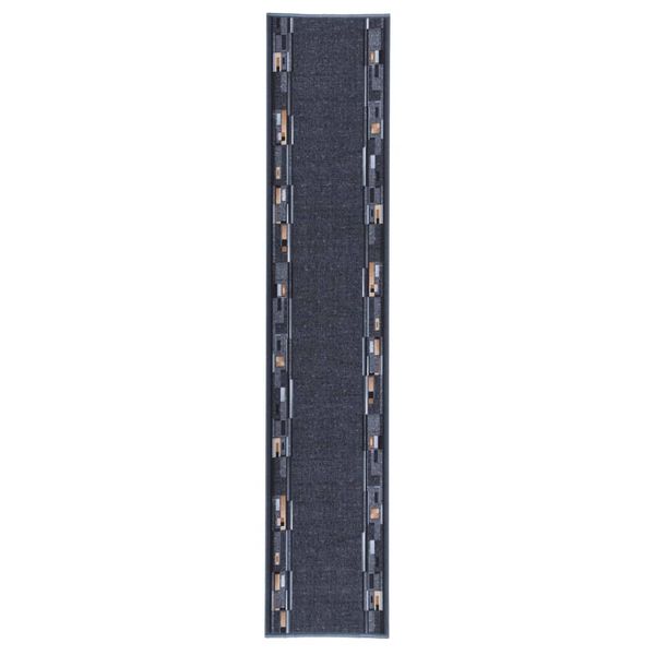 vidaXL Koberec behúň antracitový 67x350 cm protišmykový