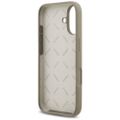 Puzdro Guess Silicone Big 4G Script pre iPhone 17 hnedá