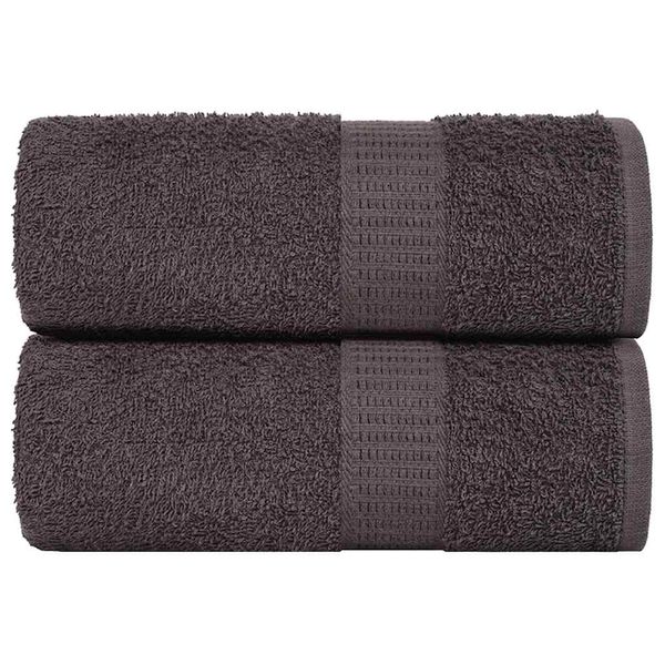vidaXL Utierky na umývanie FROGN 2 ks antracitové 30x30 cm 360 g/m²