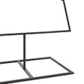 vidaXL Kovový vianočný dekoratívny stromček čierny 150 cm