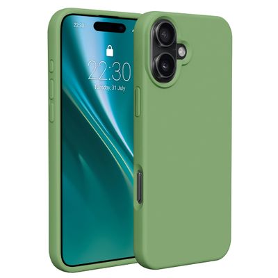 Etteri Silikónové puzdro pre iPhone 16 6,1" svetlozelená