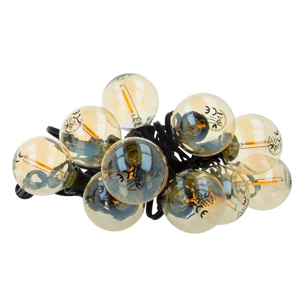 Forever Light LED Solar Garland SUNARI FLS-125 5,5m + 10 bulbs gold G40 IP44