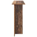 vidaXL Konzolový stôl Staré drevo 100 x 30 x 75 cm Kompozitné drevo