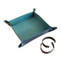 Kožený rolovací Dice Tray farebný