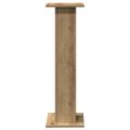 vidaXL Stojany na reproduktor 2ks dub artisan 30x30x95cm kompoz. drevo