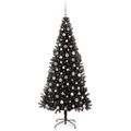 vidaXL Vianočný stromček Čierna 240 cm PVC