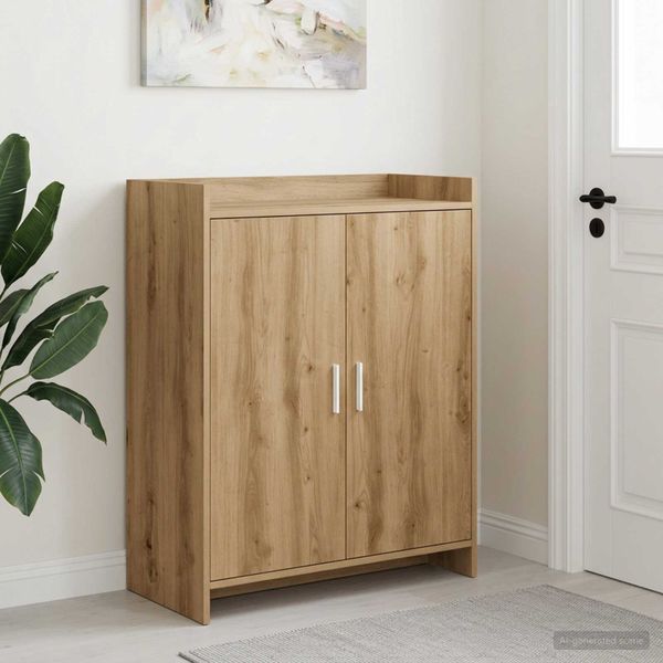 vidaXL Skriňa na topánky 73,5 x 36 x 92 cm Kompozitné drevo