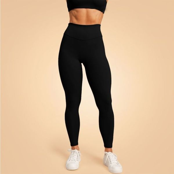 Dámske legíny Venture Black - BeastPink, veľkosť M, veľkosť oblečenia M