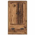vidaXL Highboard Staré drevo 60 x 35,5 x 103,5 cm Kompozitné drevo