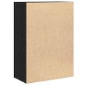 vidaXL Servírovacia skriňa Čierny dub 60 x 30 x 84 cm Kompozitné drevo