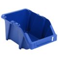 vidaXL Stohovateľné úložné boxy 75 ks, 153x244x123 mm, modré