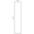 vidaXL Behúň LESAKA Hnedá 80 x 400 cm Diamantový zamat