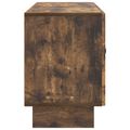 vidaXL TV skrinka 99 x 34,5 x 50 cm Dymový dub Kompozitné drevo