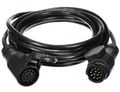 Prepojovací 13pin kábel - zavesená zásuvka + zástrčka TRAILER CABLE 8, 12V, 5m SIXTOL