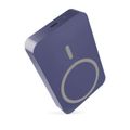 Power bank EMOS WI 1046, 10 000 mAh, 20 W+Wireless, modrá