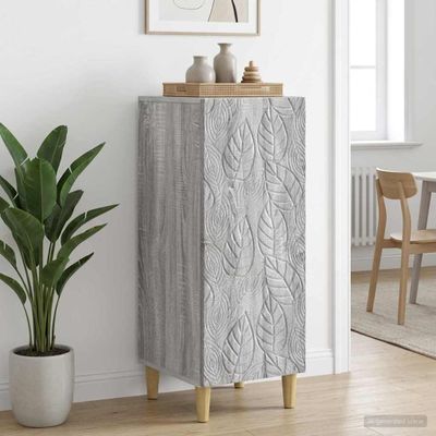 vidaXL Servírovacia skriňa Sivý Sonoma 33 x 34,5 x 90 cm