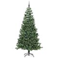 vidaXL Vianočný stromček Zelená 240 cm PVC