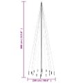 vidaXL Vianočný stromček s hrotom 1134 studených bielych LED 800 cm