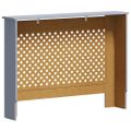 vidaXL Kryt na radiátor antracitový 112x19x81,5 cm MDF