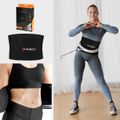 Súprava masážna hula hoop so závažím HHM17 a zoštíhľujúceho pásu BR163 biela/fialová