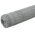 vidaXL Drôtené pletivo pozinkovaná oceľ 25x1,5 m strieborné