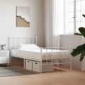 vidaXL Penový matrac biely 90x200 cm tvrdosť H2 H3