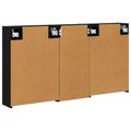 vidaXL Set kabinetov do kúpeľne 3 ks 116 x 16 x 62,5 cm