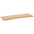 vidaXL Doska stolíka neošetrená 140x60x2,5 cm dubový masív obdĺžnikový