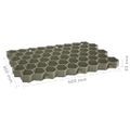 vidaXL Zatrávňovacie mriežky 16 ks zelené 60x40x3 cm plast